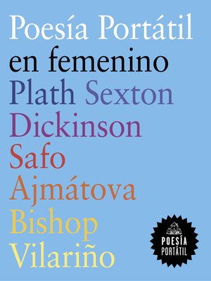 cover image of Poesía portátil en femenino (Plath | Sexton | Dickinson | Safo | Ajmátova | Bishop | Vilariño)